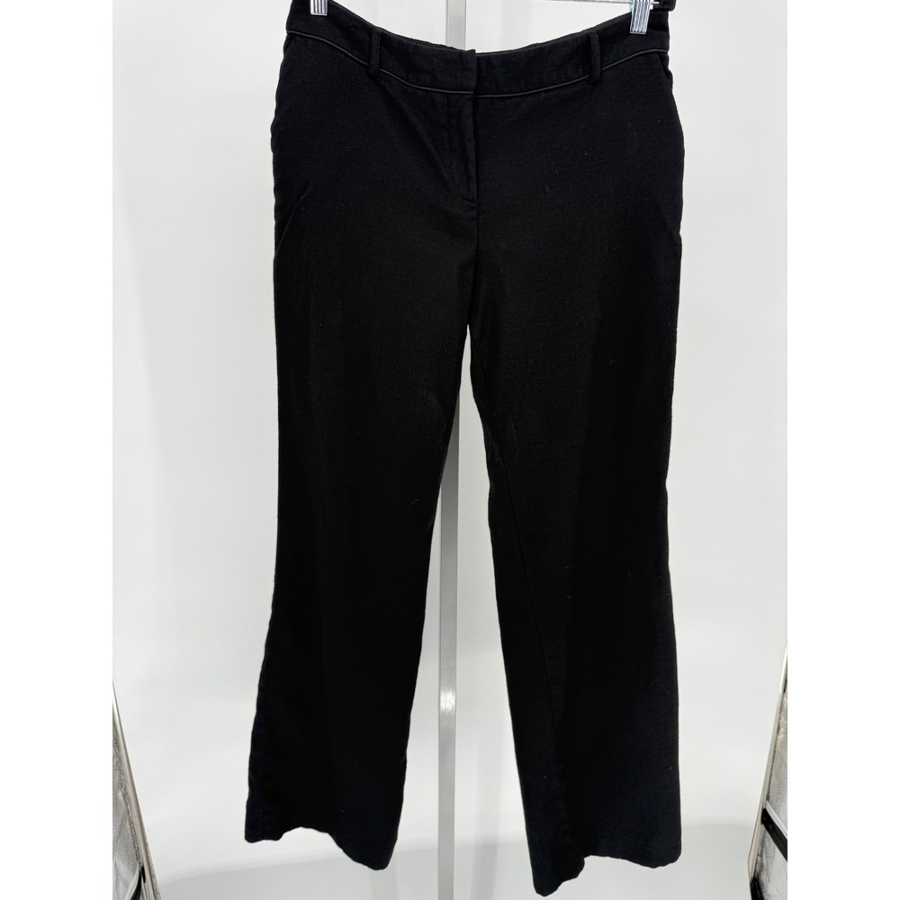 Boden‎ Women's Black Wool Blend Dress Pants Career Trouser Size US8L